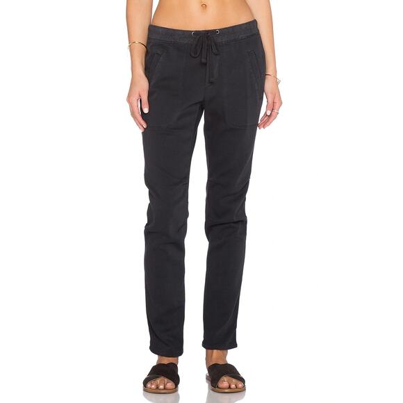 Standard James Perse Soft Drape Utility Pants 2 Small Carbon Gray Relaxed Fit - Picture 1 of 11